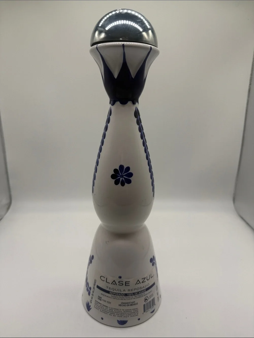 Clase Azul Reposado 750ml Tequila Bottle in Box . Empty Bottle